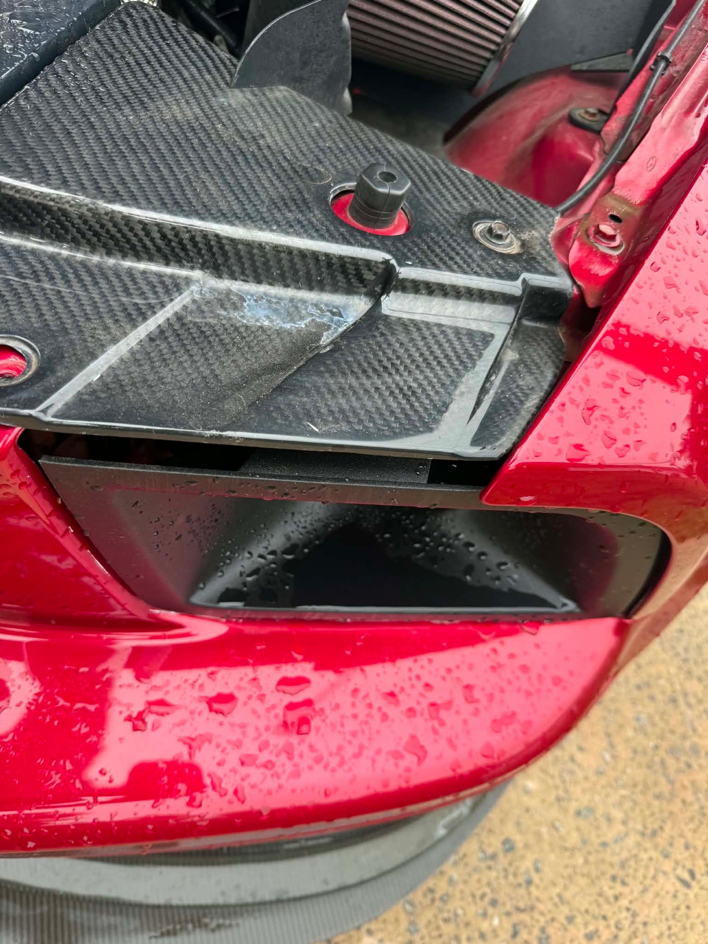 Lenz Composites ABS Headlight Intake Duct (2005-2009 Mustang)