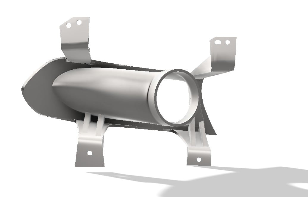 Lenz Composites ABS Headlight Intake Duct (2015-2023 Dodge Charger) PRE-ORDER