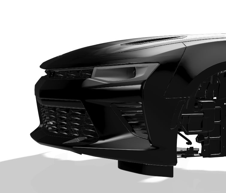 Lenz Composites ABS Headlight Intake Duct (2016-2018 Camaro / 2016-2024 ZL1)