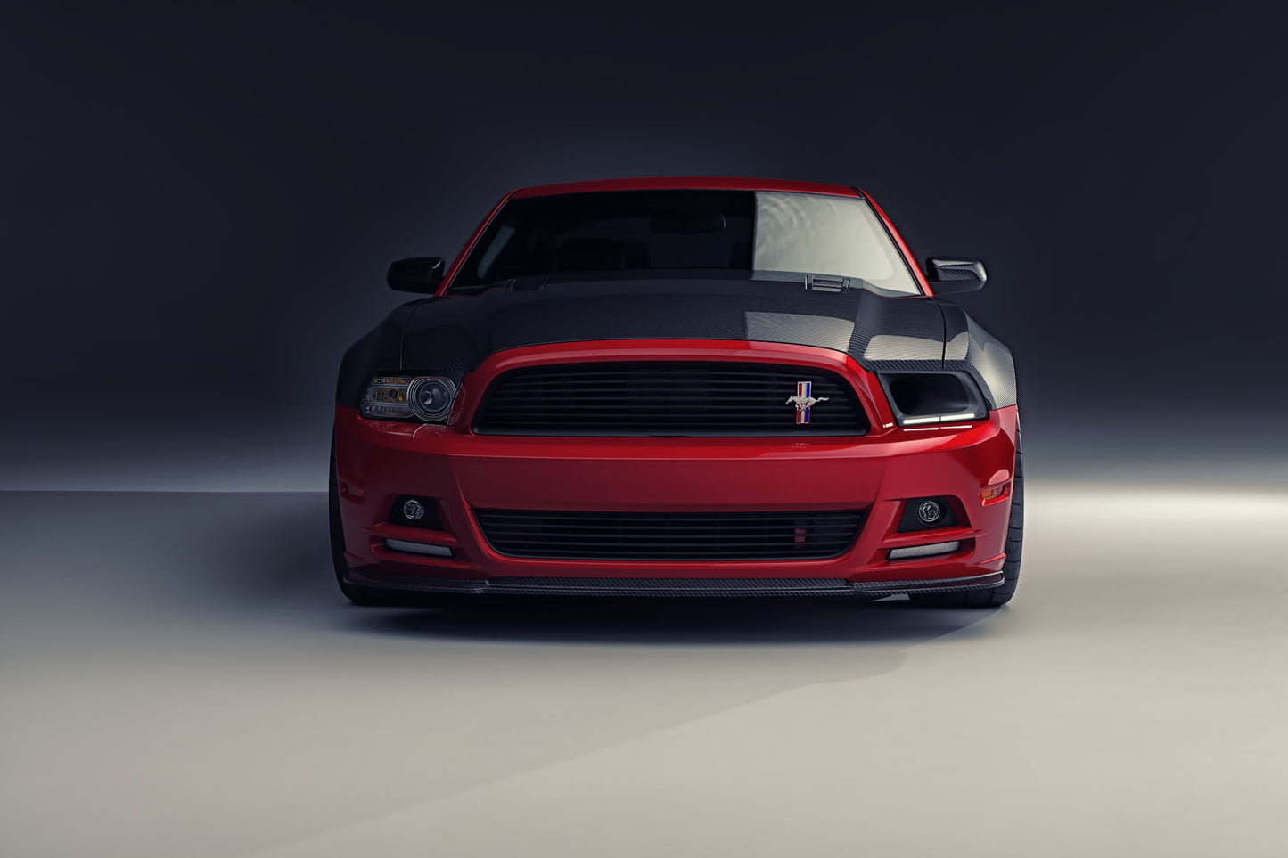 Lenz Composites V2 LED Headlight Intake Duct (2010-2014 Mustang / Shelby GT500)