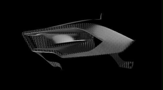 Lenz Composites Carbon Fiber Headlight Intake Duct (2018-2023 Mustang)