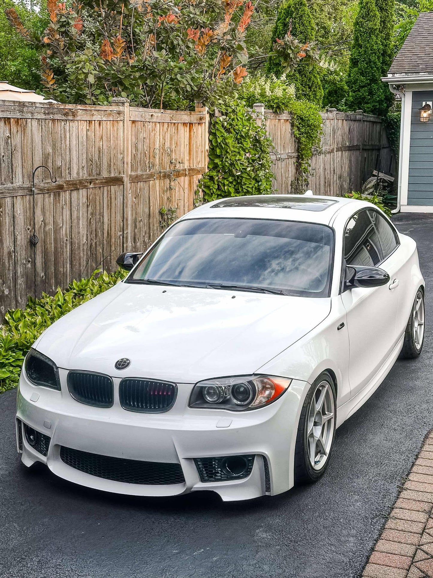 Lenz Composites Passenger Side Carbon Fiber Headlight Duct (2008-2013 BMW E82 128i/135i)