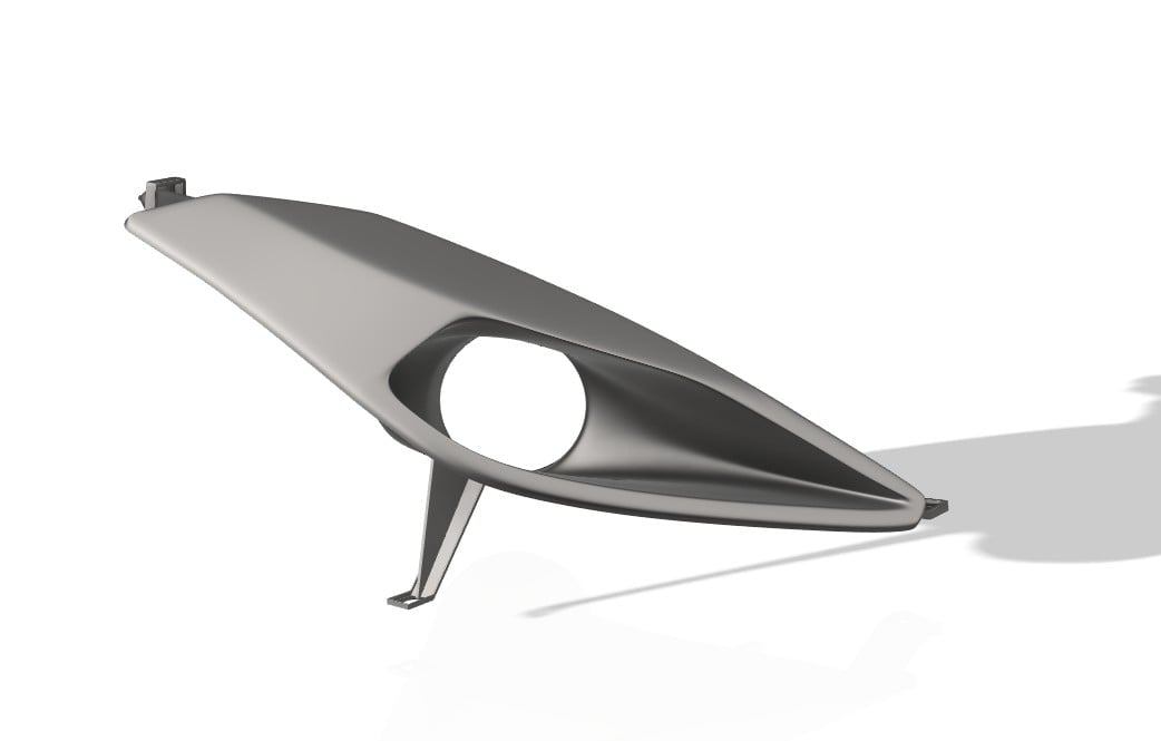 Lenz Composites ABS Headlight Intake Duct (2014-2019 C7 Corvette)