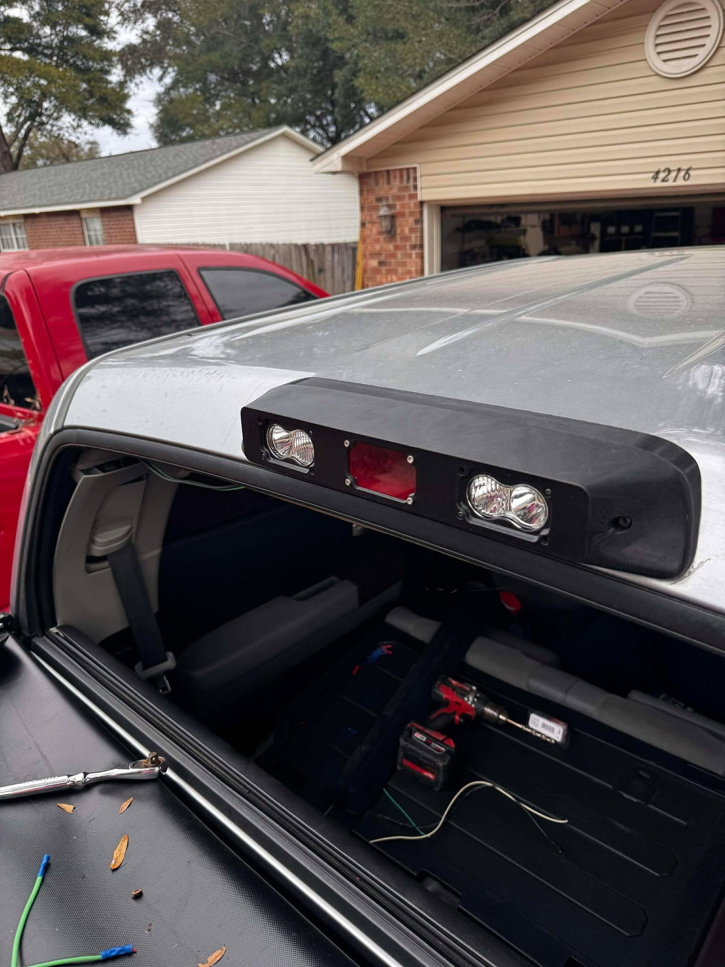 Lenz Composites 3rd Brake Light Housings (2007-2021 Toyota Tundra) - PRE-ORDER