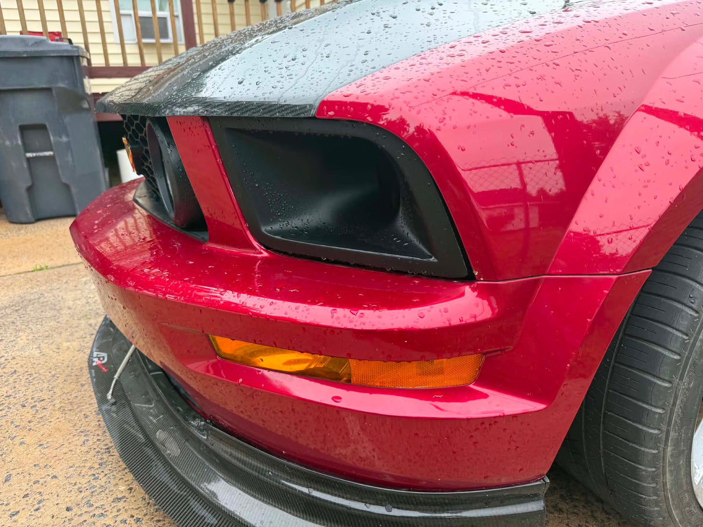 Lenz Composites ABS Headlight Intake Duct (2005-2009 Mustang)
