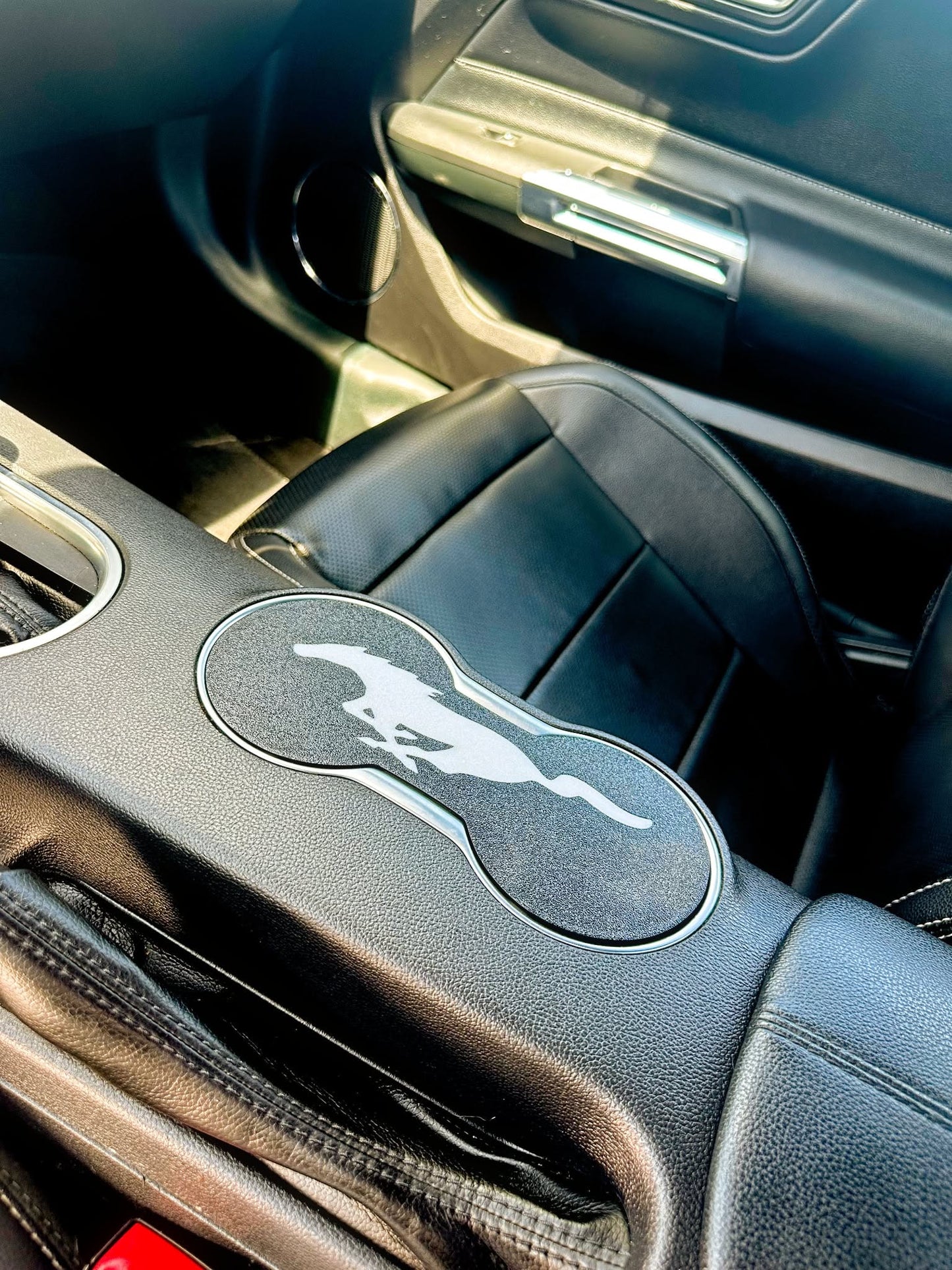Polt Designs Center Console Cup Holder Cover (2015-2023 Mustang)