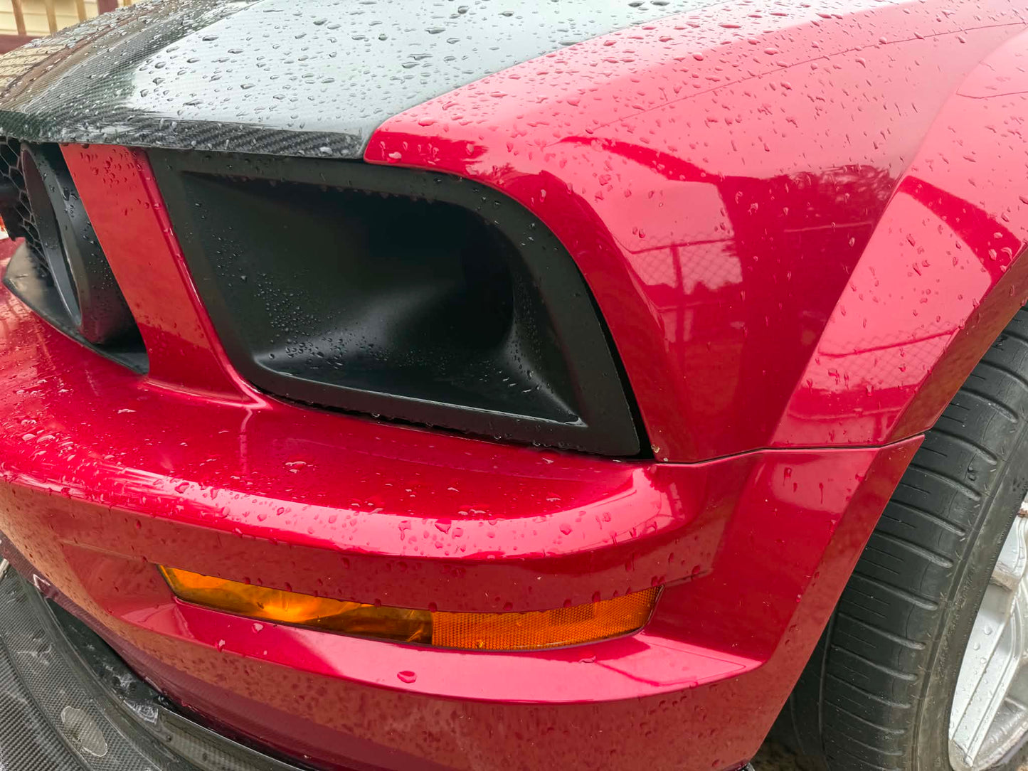 Lenz Composites ABS Headlight Intake Duct (2005-2009 Mustang)
