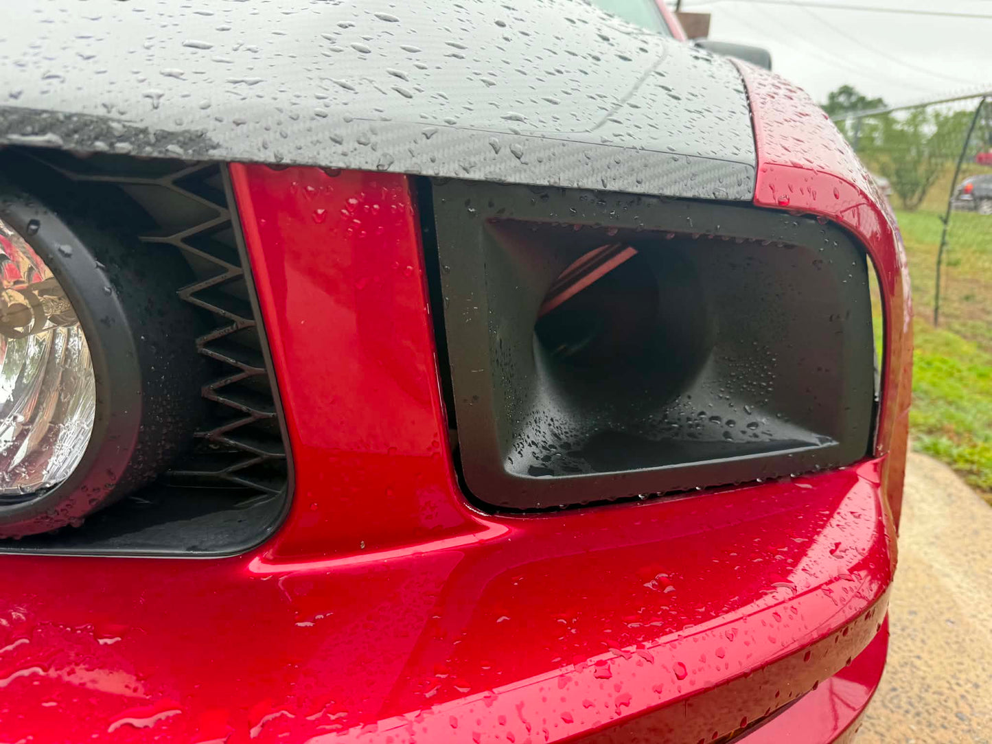 Lenz Composites ABS Headlight Intake Duct (2005-2009 Mustang)