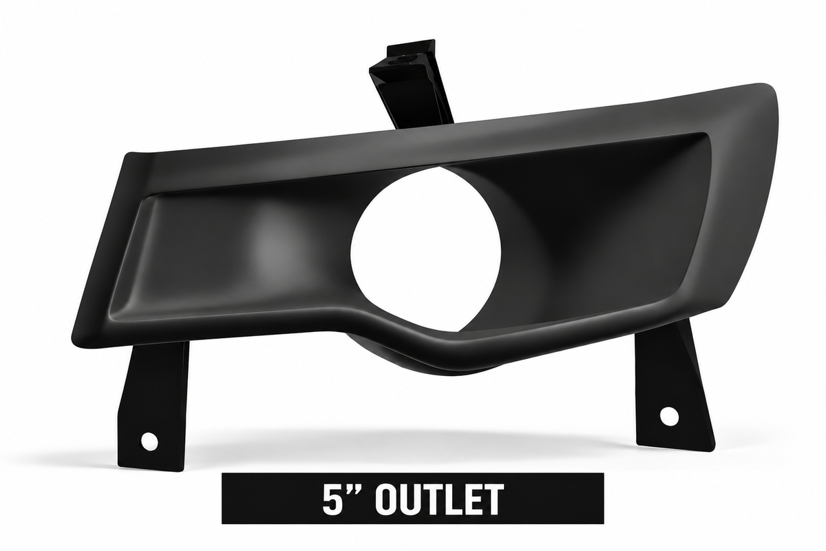 Lenz Composites ABS Headlight Intake Duct (2014-2021 Jeep Grand Cherokee / TrackHawk / SRT8)