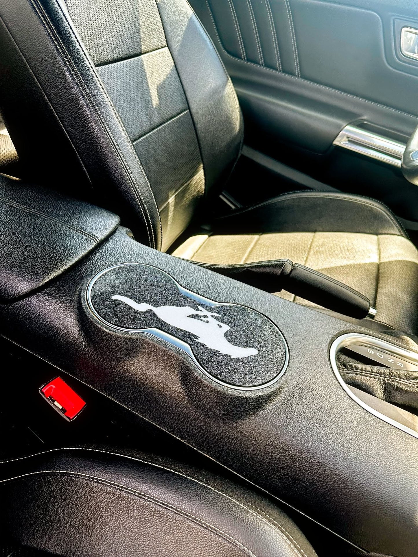 Polt Designs Center Console Cup Holder Cover (2015-2023 Mustang)
