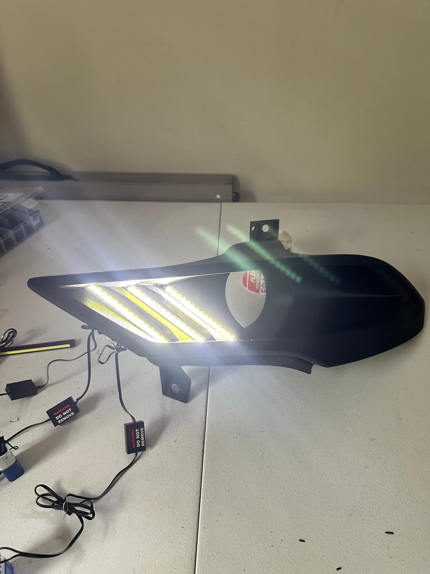 Lenz Composites V2 LED Headlight Intake Duct (2018-2023 Mustang)
