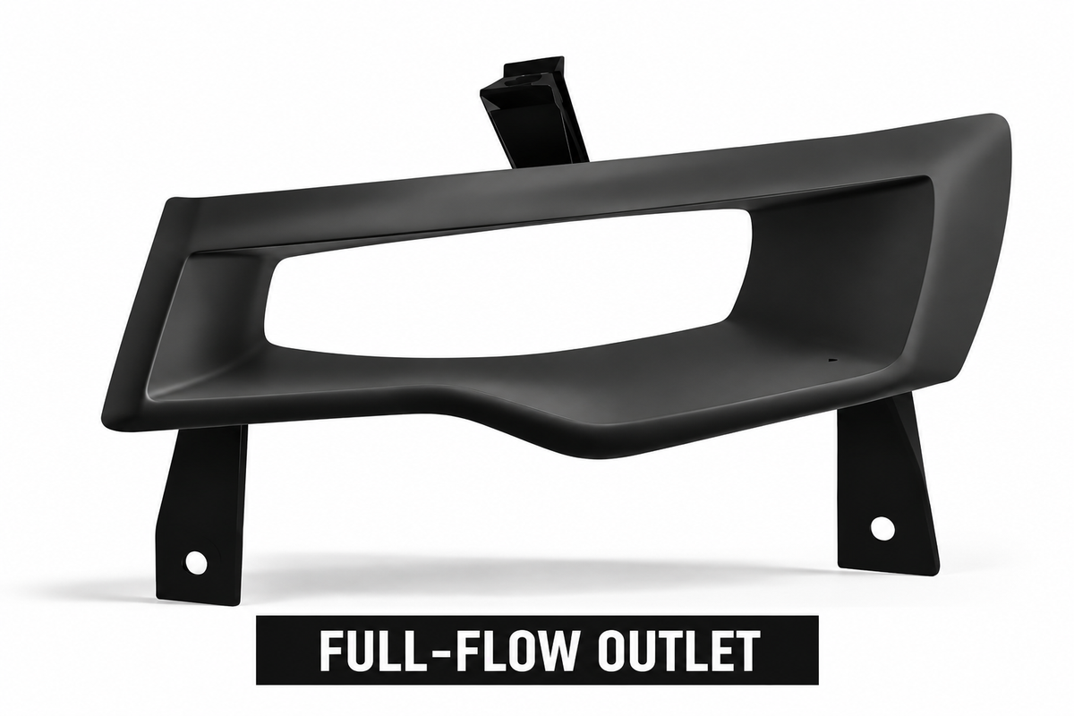 Lenz Composites ABS Headlight Intake Duct (2014-2021 Jeep Grand Cherokee / TrackHawk / SRT8)