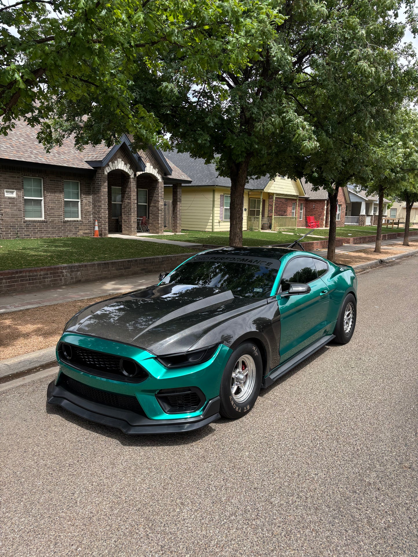 Lenz Composites ABS Headlight Intake Duct (2015-2017 Mustang / 2015-2020 Shelby GT350 / 2020-2022 Shelby GT500)