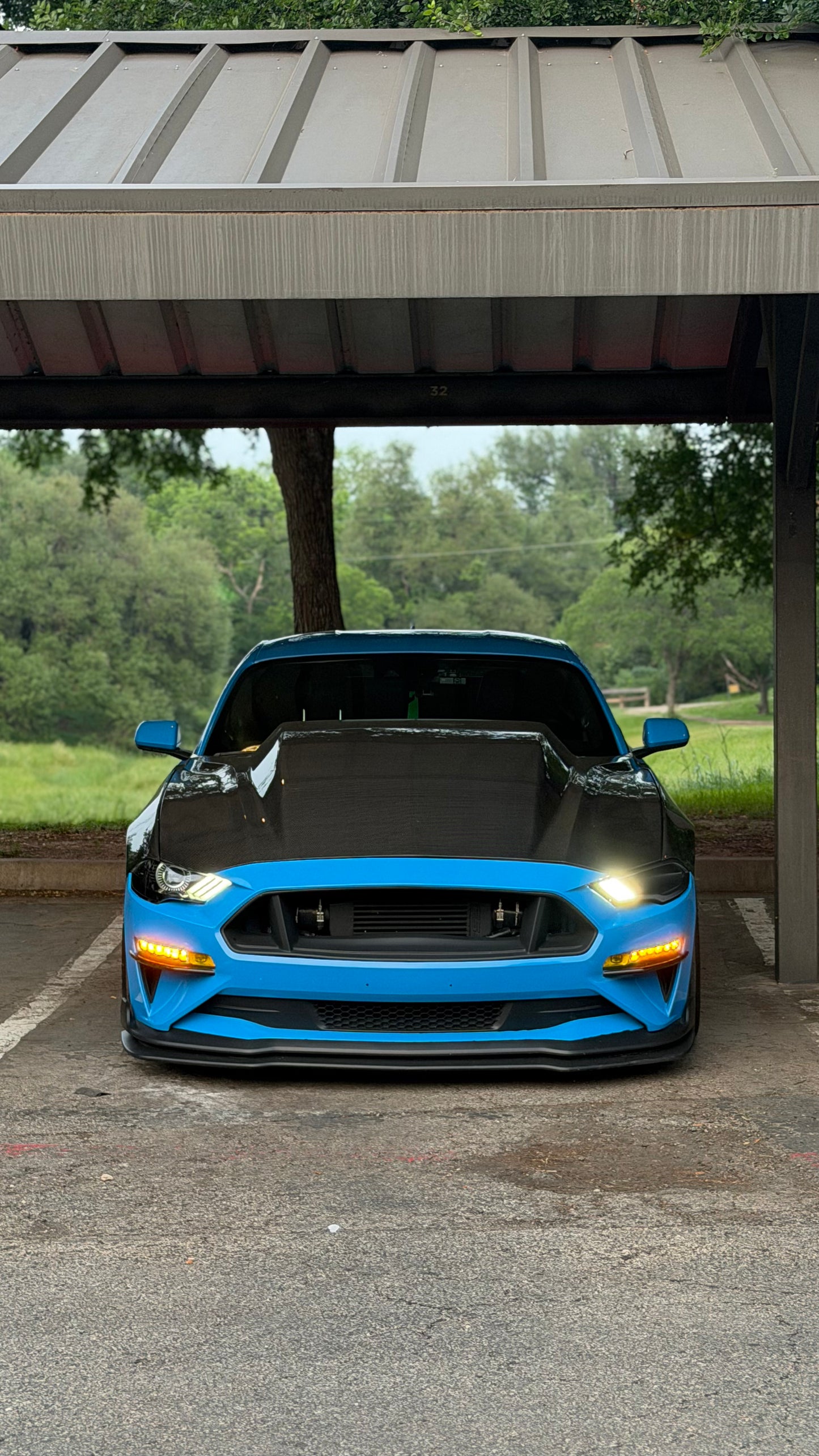 Lenz Composites V2 LED Headlight Intake Duct (2018-2023 Mustang)