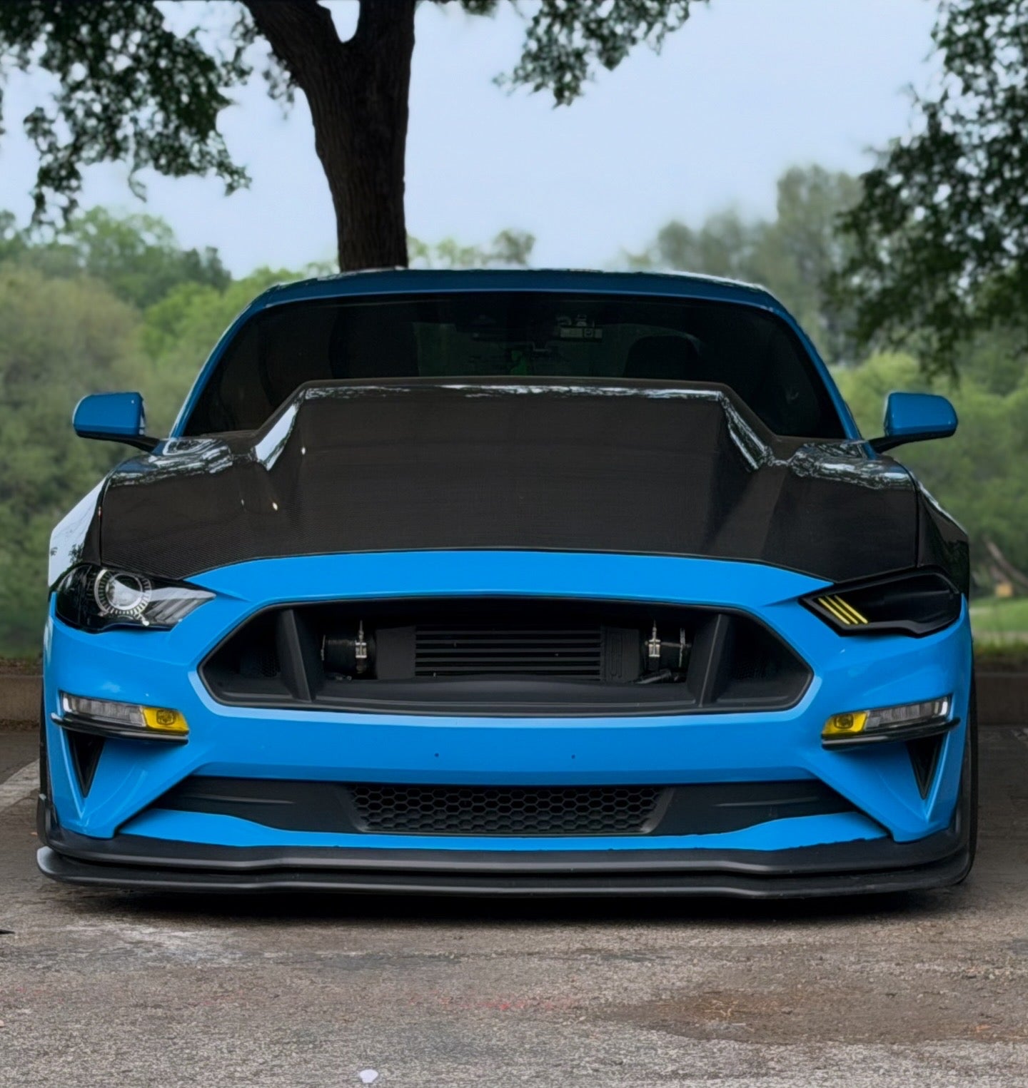 Lenz Composites V2 LED Headlight Intake Duct (2018-2023 Mustang)