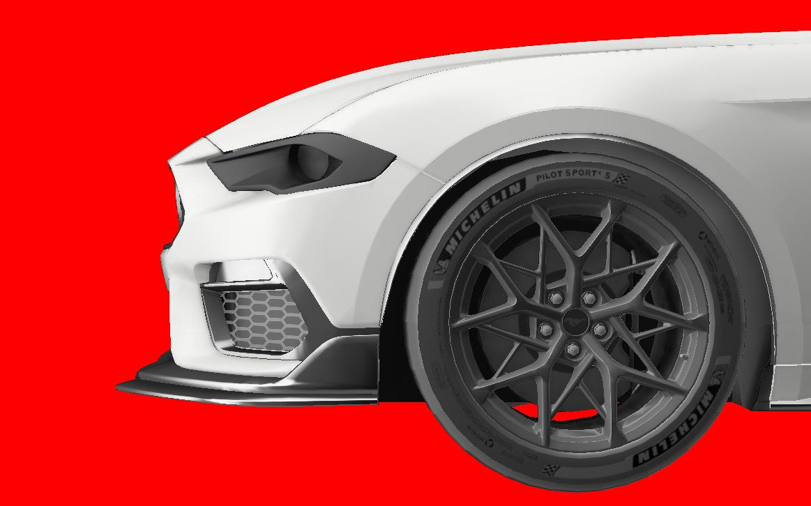 Lenz Composites ASA Plastic Headlight Intake Duct (2018-2023 Mustang)