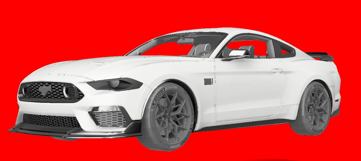 Lenz Composites ASA Plastic Headlight Intake Duct (2018-2023 Mustang)