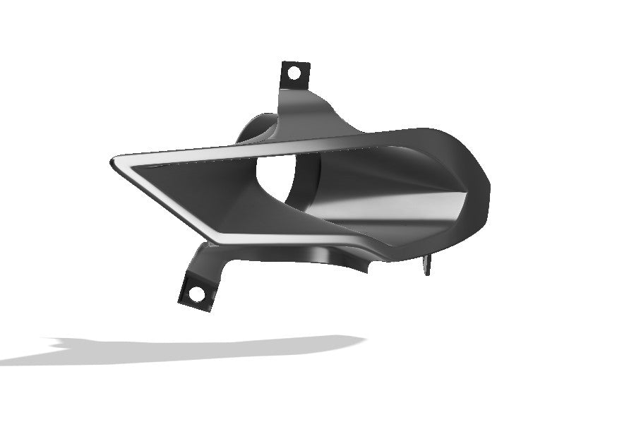 Lenz Composites ASA Plastic Headlight Intake Duct (2018-2023 Mustang)