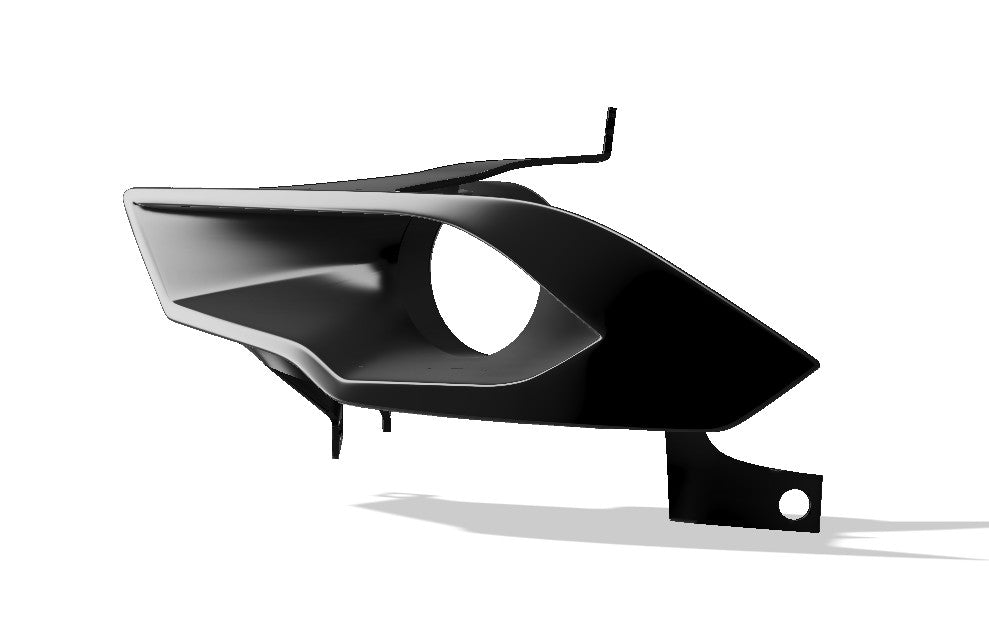 Lenz Composites ASA Plastic Headlight Intake Duct (2018-2023 Mustang)