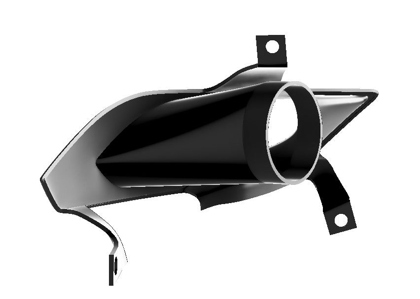 Lenz Composites ASA Plastic Headlight Intake Duct (2018-2023 Mustang)