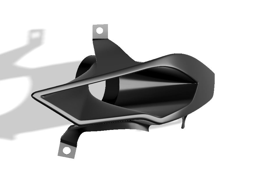 Lenz Composites ASA Plastic Headlight Intake Duct (2018-2023 Mustang)