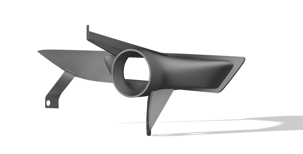 Lenz Composites ABS Headlight Intake Duct (2024-2026 Mustang)