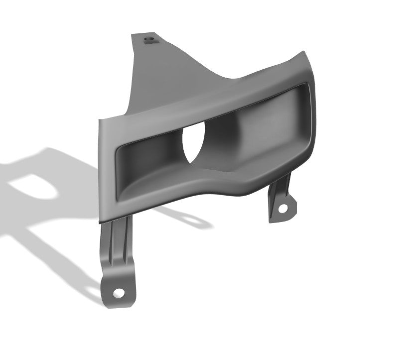Lenz Composites ABS Headlight Intake Duct (2014-2021 Jeep Grand Cherokee / TrackHawk / SRT8)