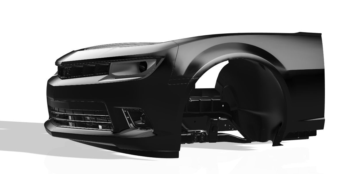 Lenz Composites ABS Headlight Intake Duct (2014-2015 Camaro)
