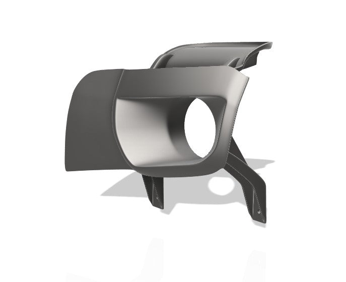Lenz Composites ABS Headlight Intake Duct (2010-2013 Camaro / 2012-2015 ZL1)