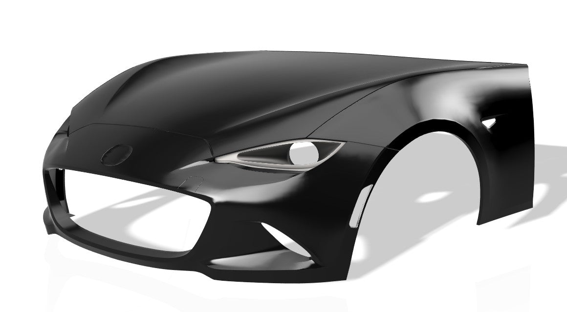 Lenz Composites ABS Headlight Intake Duct (2016-2026 Mazda Miata MX-5)