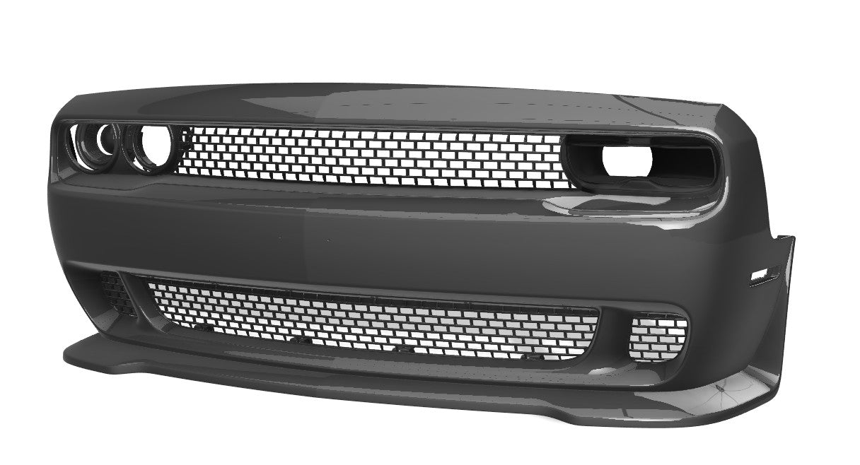 Lenz Composites ABS Headlight Intake Duct (2015-2023 Dodge Challenger)