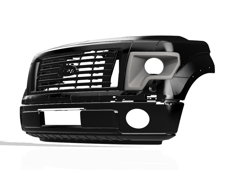 Lenz Composites ABS Headlight Intake Duct (2009-2014 F-150)