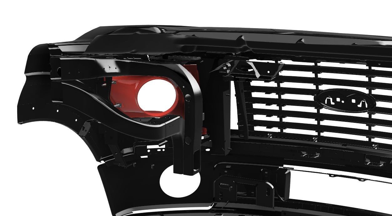 Lenz Composites ABS Headlight Intake Duct (2009-2014 F-150)