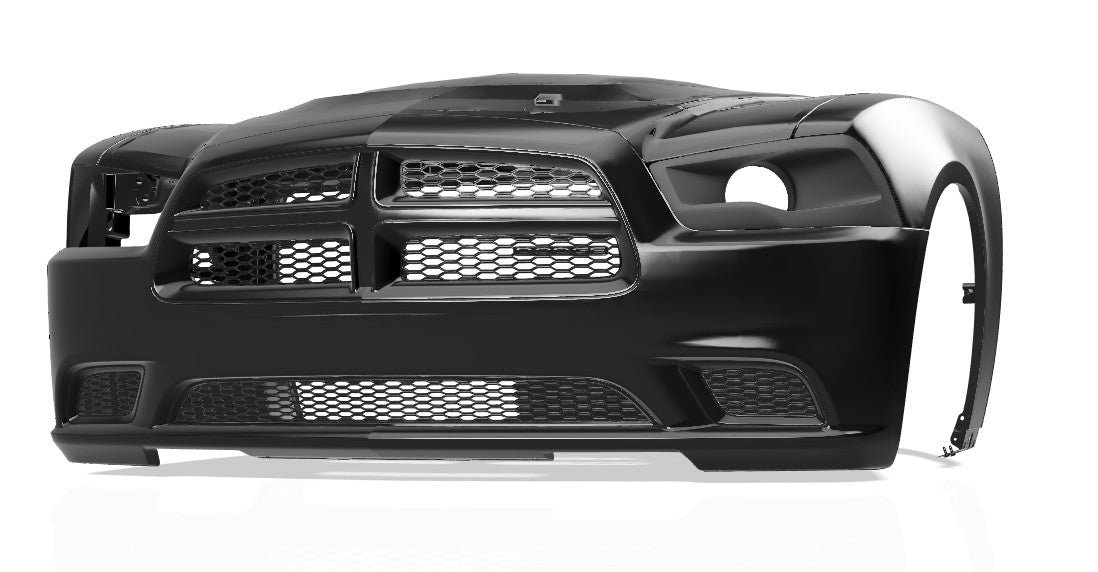 Lenz Composites ABS Headlight Intake Duct (2011-2014 Dodge Charger)