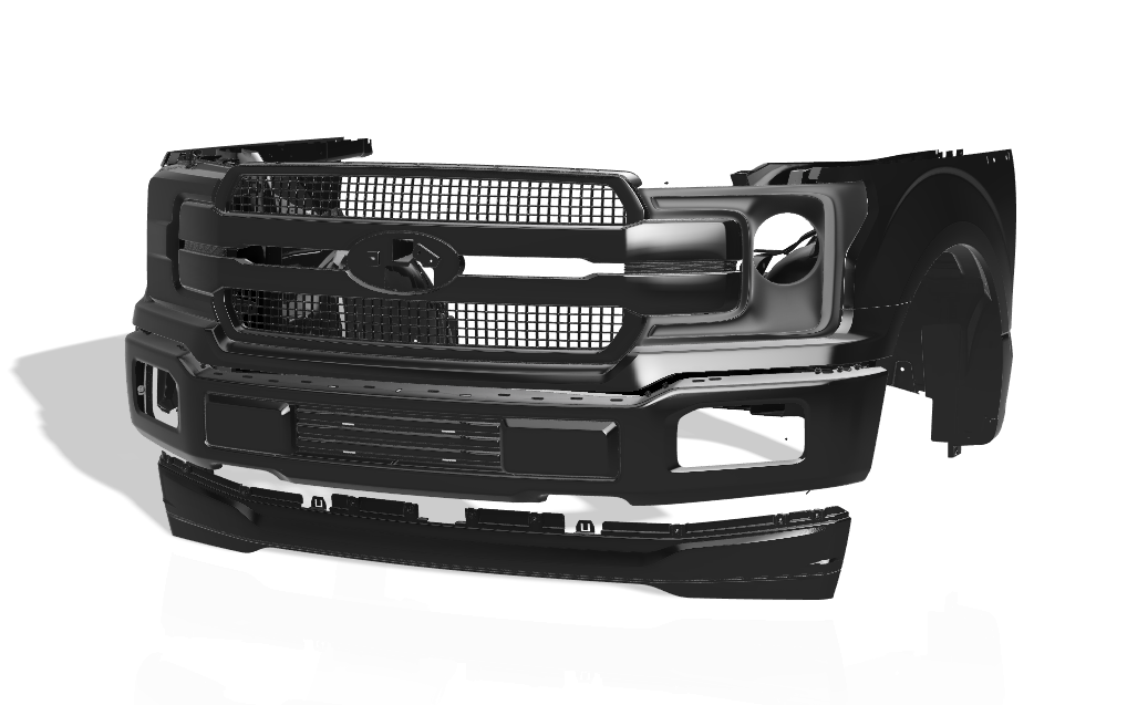 Lenz Composites ABS Headlight Intake Duct (2018-2020 F-150)