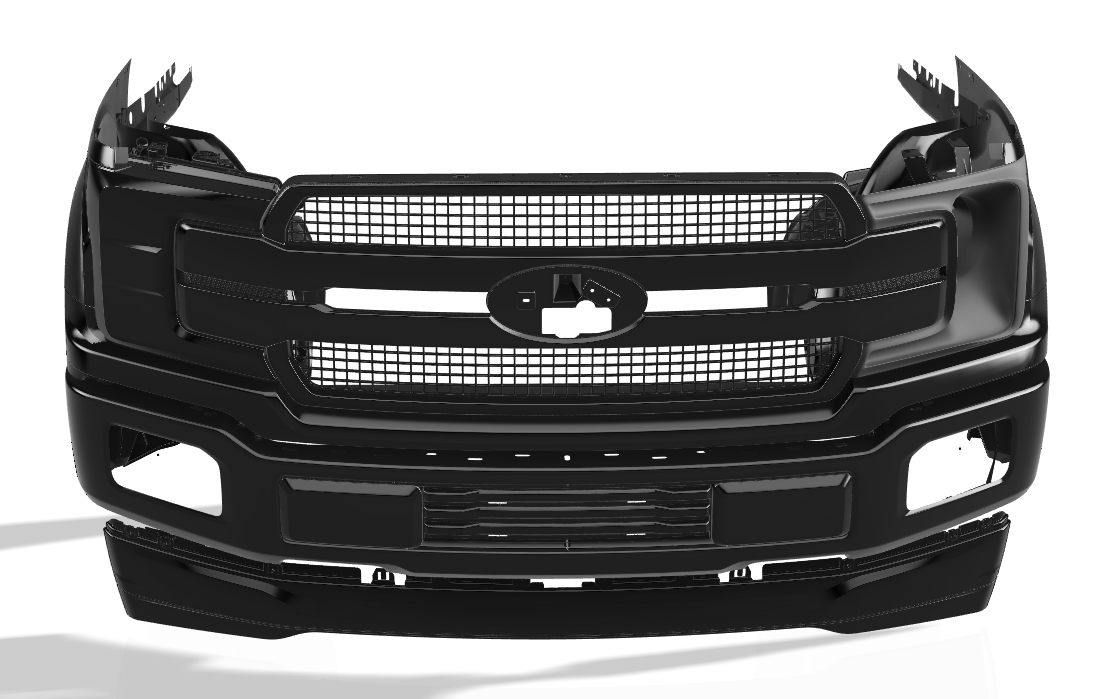 Lenz Composites ABS Headlight Intake Duct (2018-2020 F-150)