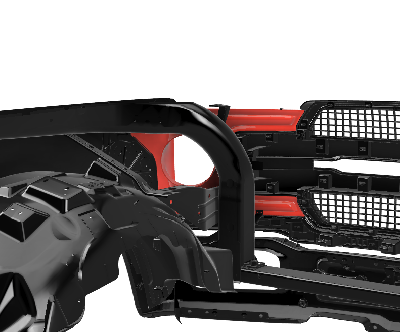 Lenz Composites ABS Headlight Intake Duct (2018-2020 F-150)