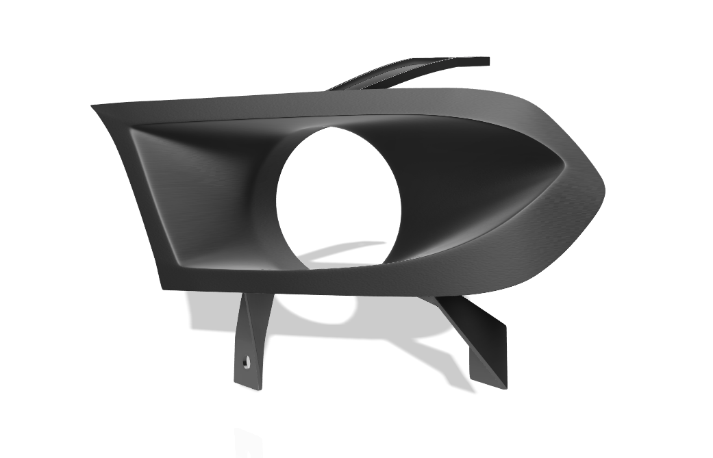 Lenz Composites ABS Headlight Intake Duct (2014-2020 Dodge Durango)