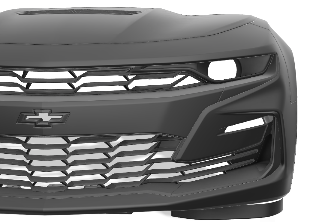 Lenz Composites ABS Headlight Intake Duct (2019-2024 Camaro SS / RS)