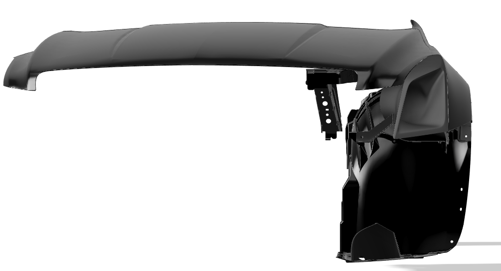Lenz Composites ABS Headlight Intake Duct (2016-2019 Cadillac CTS-V / ATS-V & 2014-2019 Cadillac CTS / ATS)
