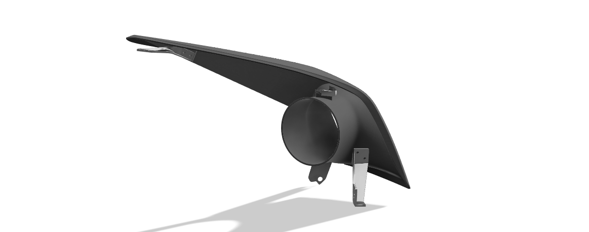 Lenz Composites ABS Headlight Intake Duct (2016-2019 Cadillac CTS-V / ATS-V & 2014-2019 Cadillac CTS / ATS)