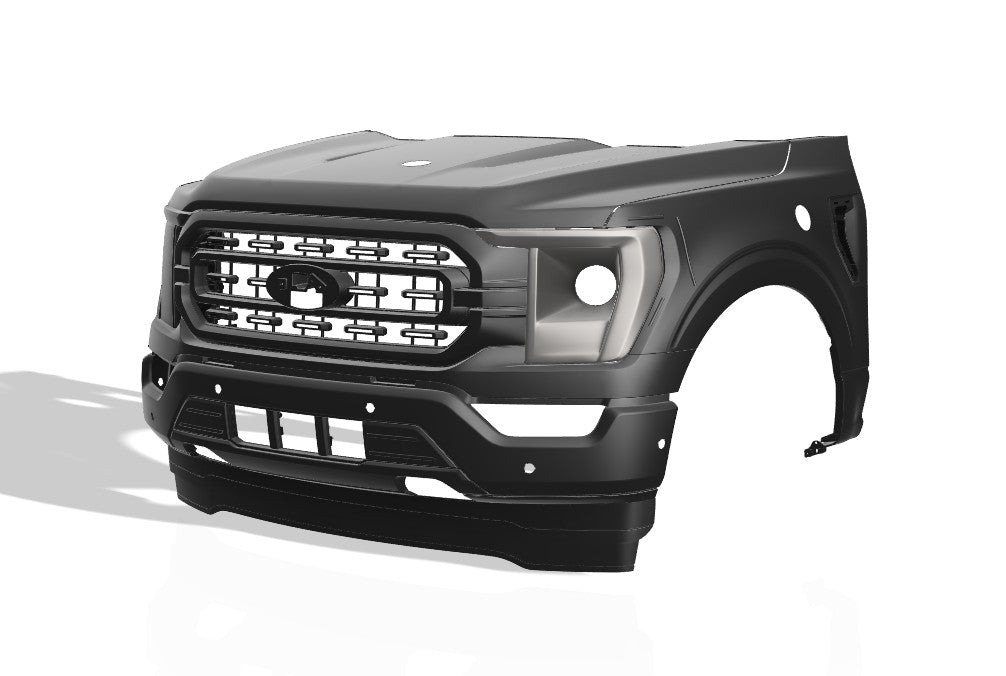 Lenz Composites ABS Headlight Intake Duct (2021-2023 F-150)