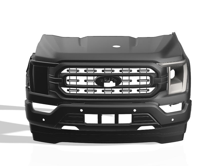 Lenz Composites ABS Headlight Intake Duct (2021-2023 F-150)