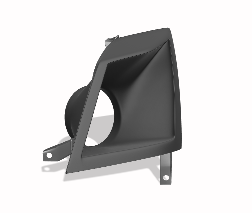 Lenz Composites ABS Headlight Intake Duct (2009-2015 Cadillac CTS-V)
