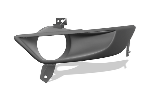 Lenz Composites ABS Headlight Intake Duct (2015-2017 Mustang / 2015-2020 Shelby GT350 / 2020-2022 Shelby GT500)