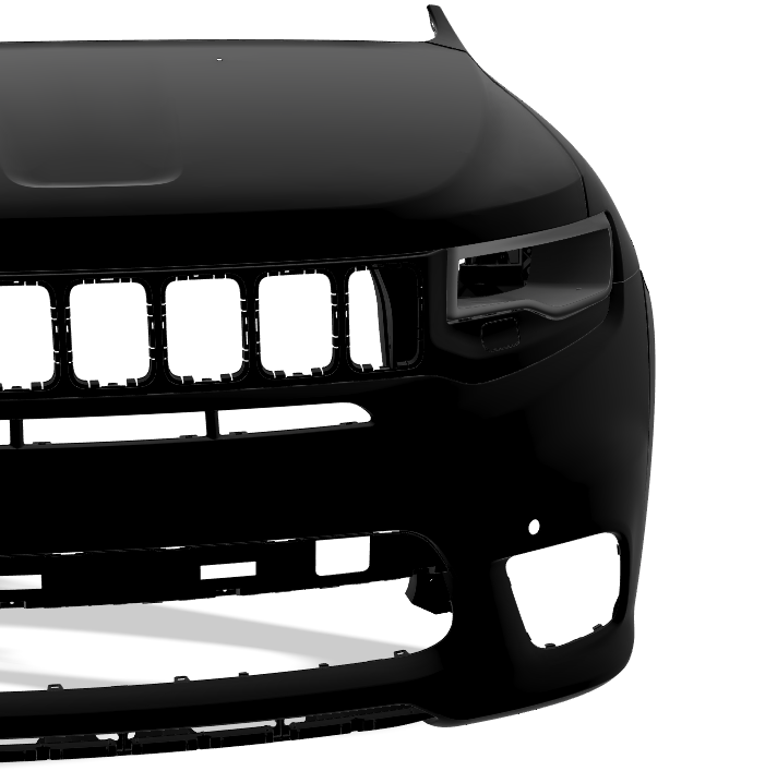 Lenz Composites ABS Headlight Intake Duct (2014-2021 Jeep Grand Cherokee / TrackHawk / SRT8)