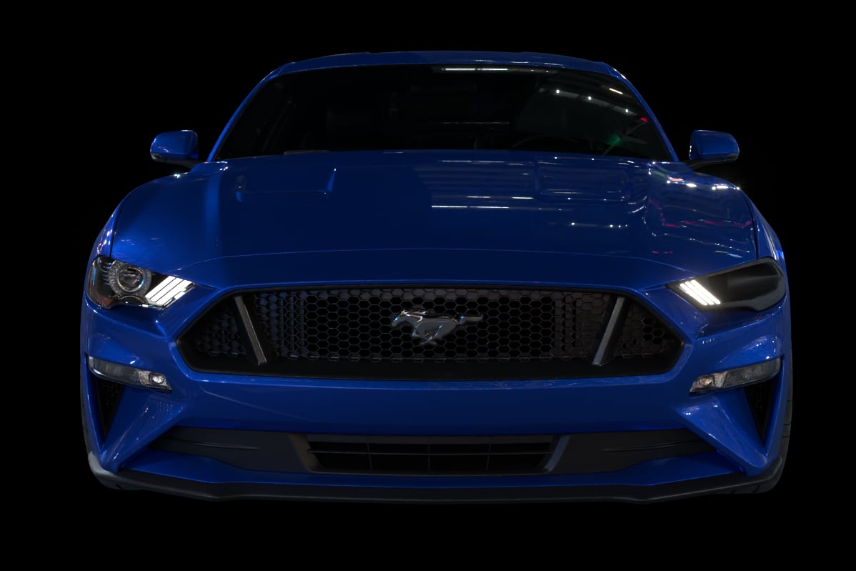 Lenz Composites V2 LED Headlight Intake Duct (2018-2023 Mustang)