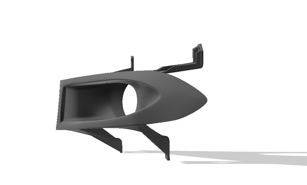 Lenz Composites ABS Headlight Intake Duct (2015-2023 Dodge Charger) PRE-ORDER